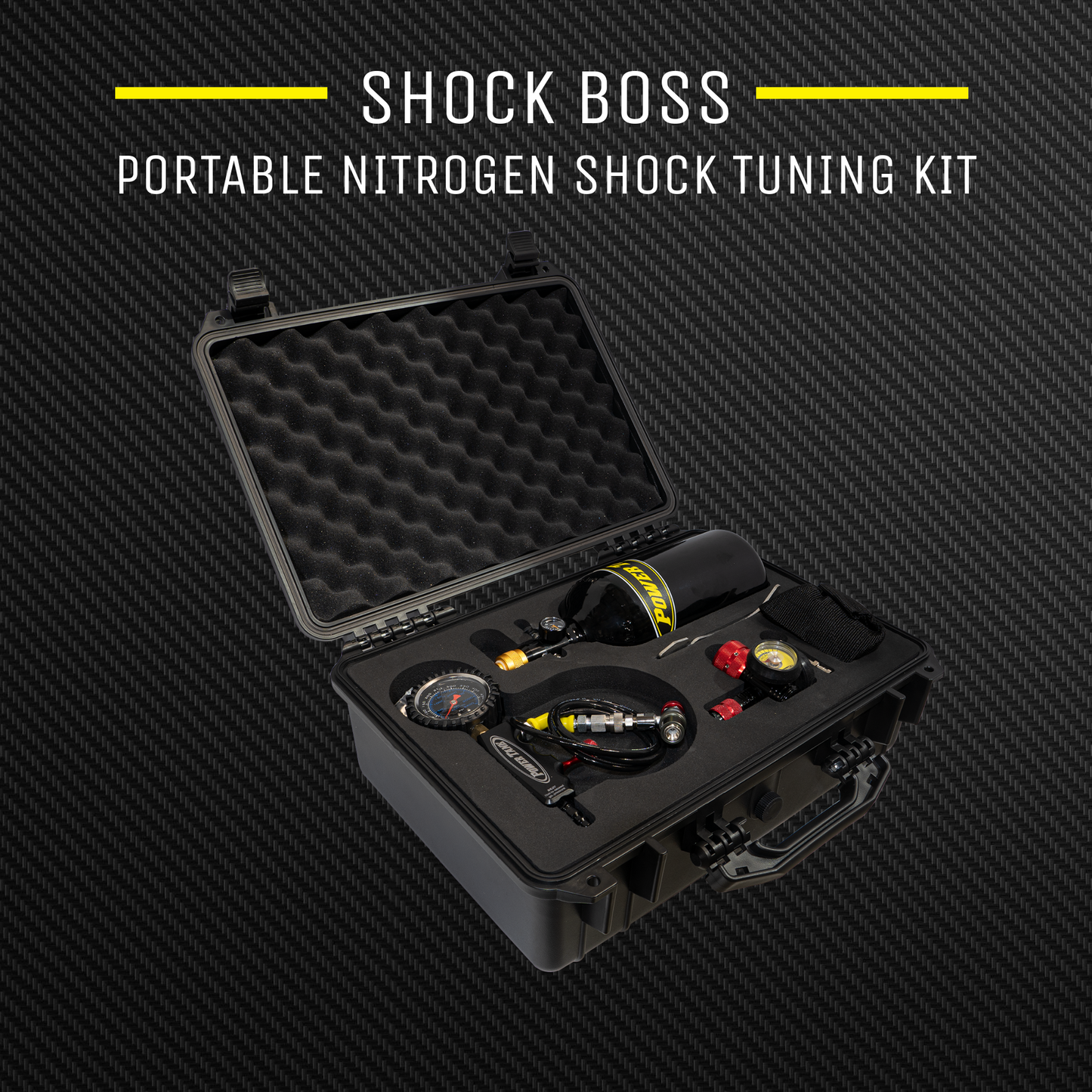 Shock Boss ™ V2 - Portable Nitrogen Shock Tuning Kit