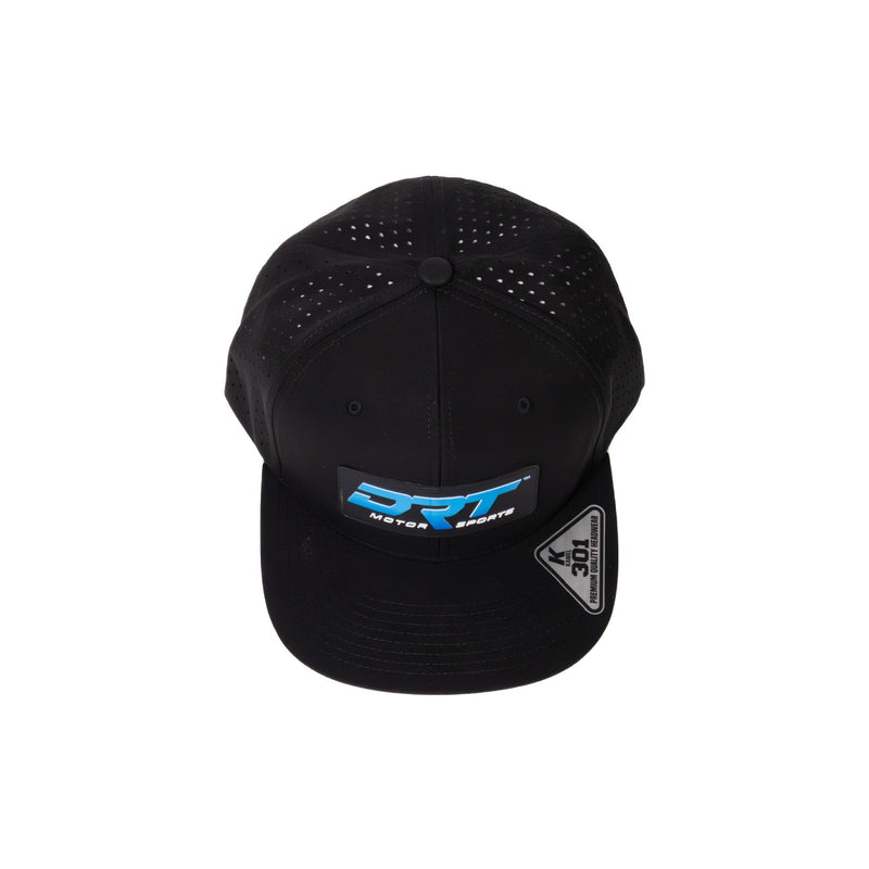 Load image into Gallery viewer, DRT Motorsports Recharged Series Snap-back Hat - Black/Black