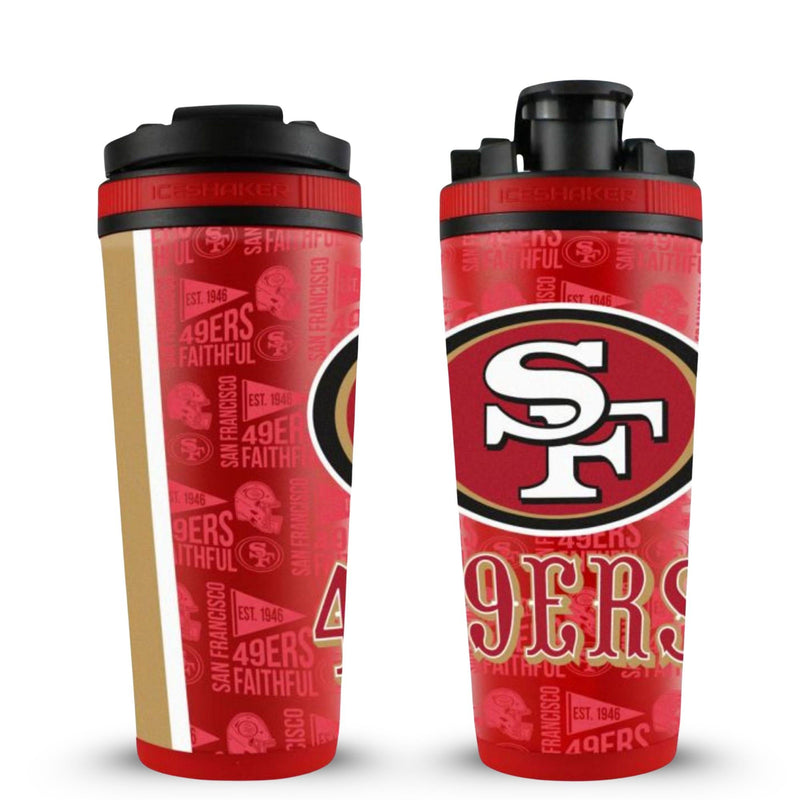 Load image into Gallery viewer, Officially Licensed San Francisco 49ers 26oz Ice Shaker