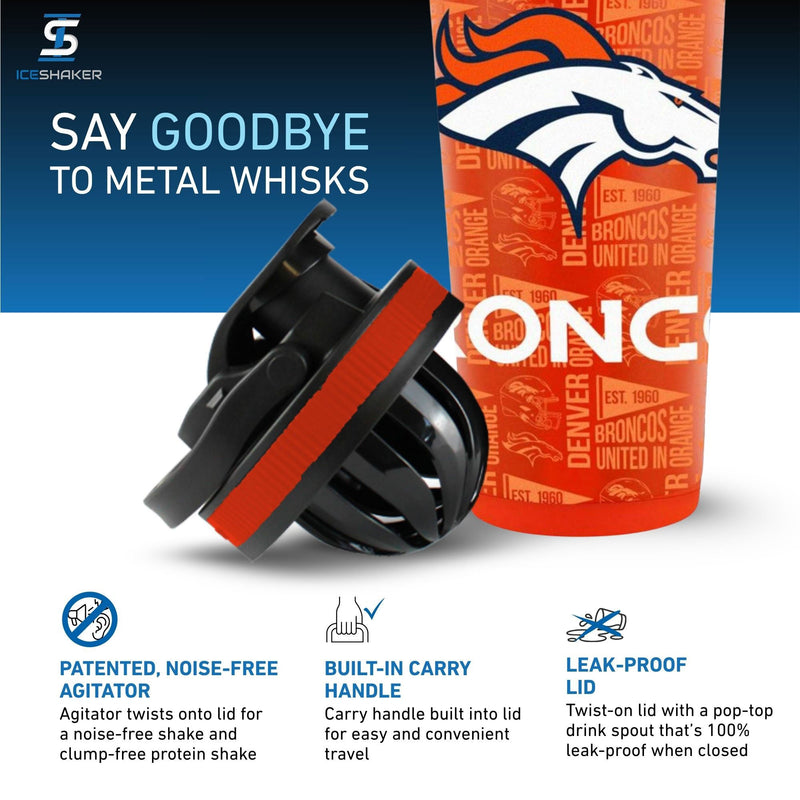 Load image into Gallery viewer, Officially Licensed Denver Broncos 4D Ice Shaker