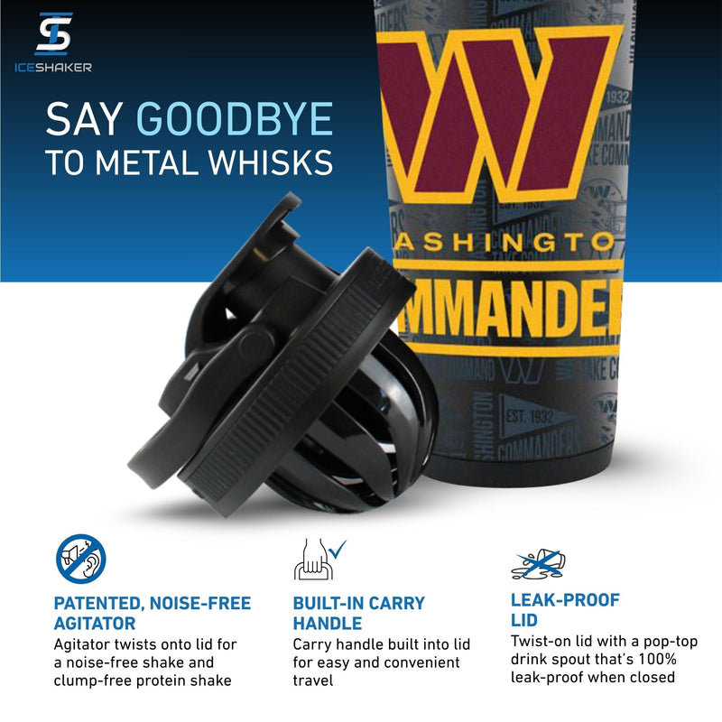 Load image into Gallery viewer, Officially Licensed Washington Commanders 4D Ice Shaker