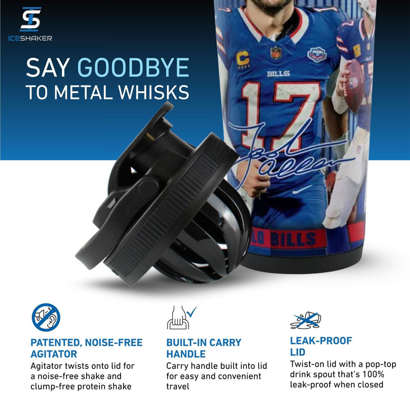 Load image into Gallery viewer, Officially Licensed Buffalo Bills 26oz Ice Shaker