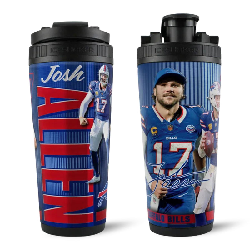 Load image into Gallery viewer, Officially Licensed Buffalo Bills 26oz Ice Shaker