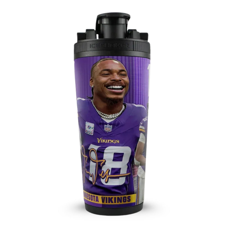 Load image into Gallery viewer, Officially Licensed Minnesota Vikings 26oz Ice Shaker