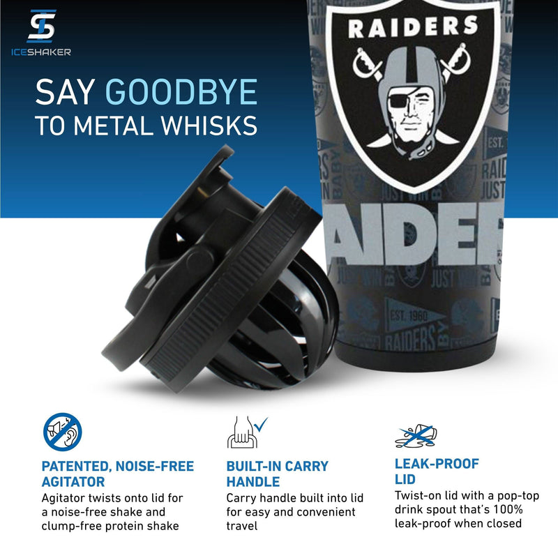 Load image into Gallery viewer, Officially Licensed Las Vegas Raiders 26oz Ice Shaker