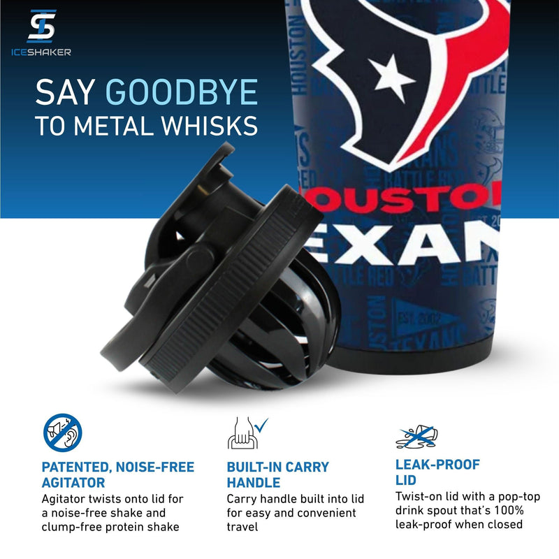 Load image into Gallery viewer, Officially Licensed Houston Texans 4D Ice Shaker