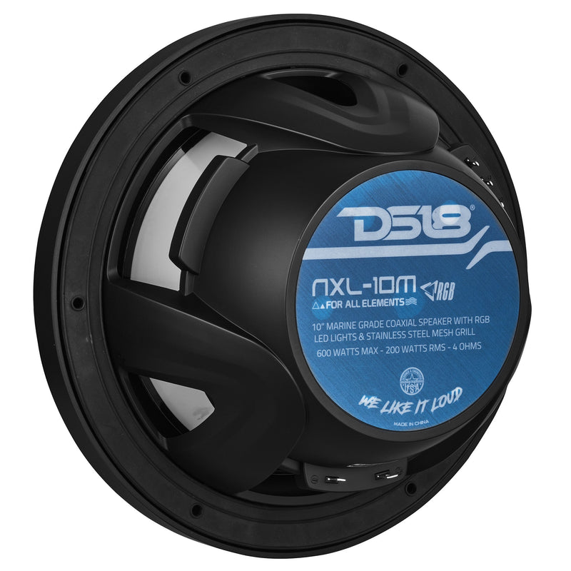 Load image into Gallery viewer, NXL 10" 2-Way Coaxial Marine Speaker With LED RGB Lights 200 Watts Rms 4-Ohm