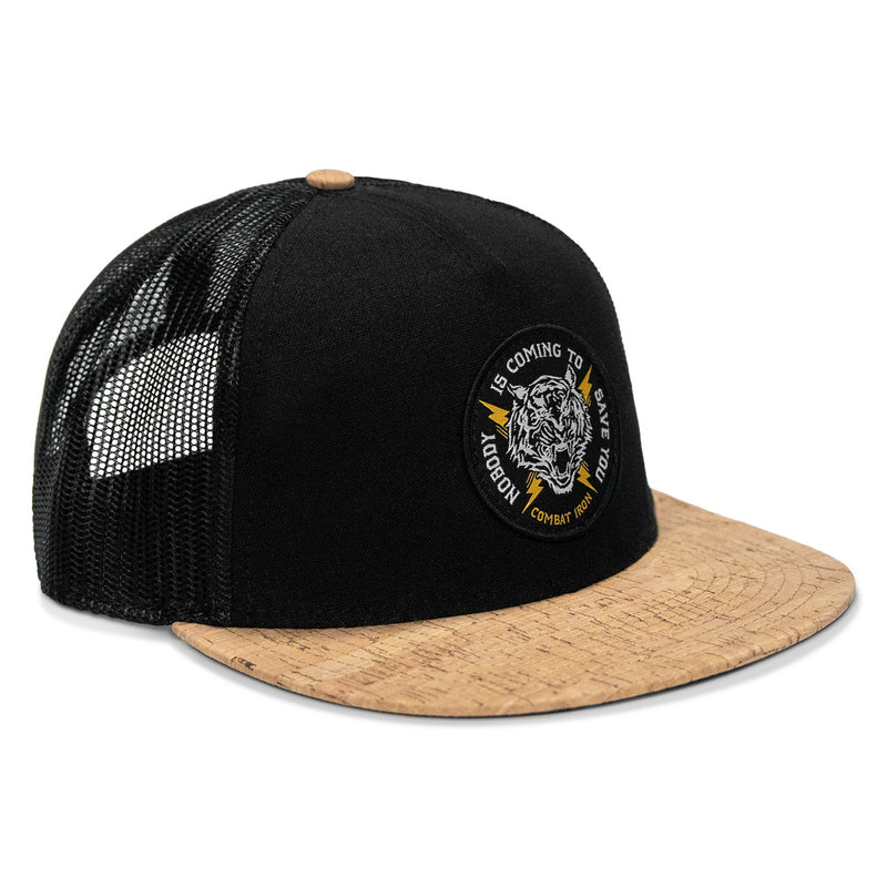 Load image into Gallery viewer, Nobody Is Coming To Save You FlatBill SnapBack Hat