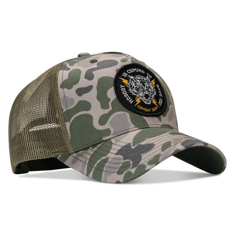 Load image into Gallery viewer, Nobody Is Coming To Save You Patch Snapback Hat