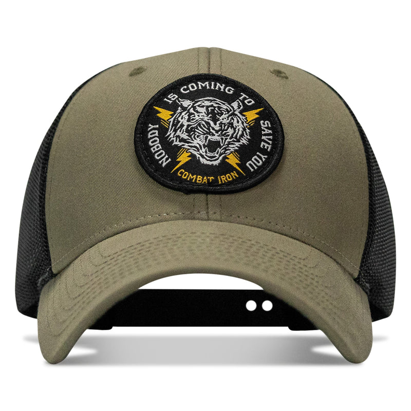 Load image into Gallery viewer, Nobody Is Coming To Save You Patch Snapback Hat
