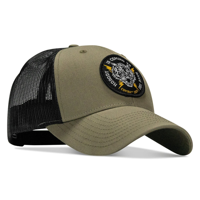 Load image into Gallery viewer, Nobody Is Coming To Save You Patch Snapback Hat