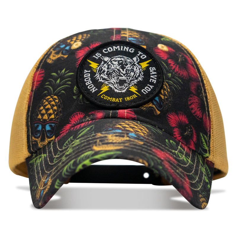 Load image into Gallery viewer, Nobody is Coming To Save You Patch Tactical Ripstop Mesh Snapback Hat