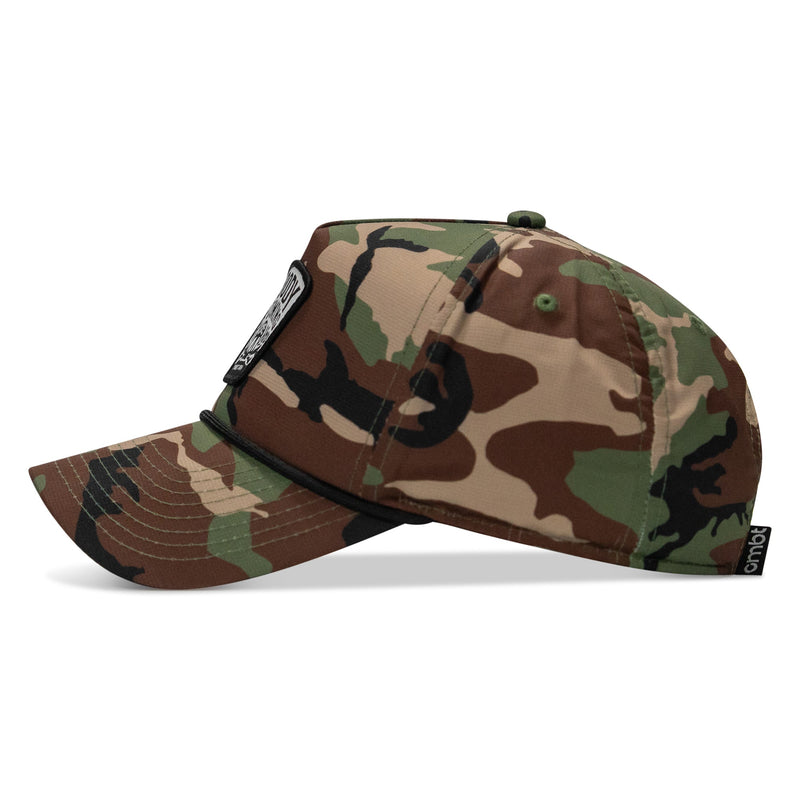 Load image into Gallery viewer, Nobody Is Coming To Save You Skull Patch Waterproof Weekender Snapback