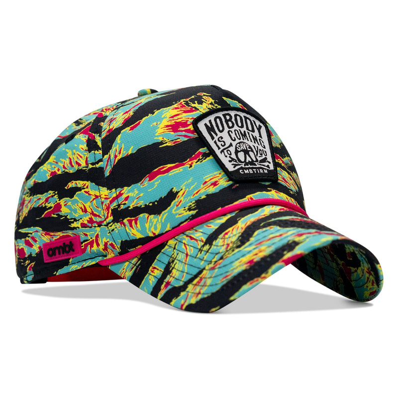 Load image into Gallery viewer, Nobody Is Coming To Save You Skull Patch Waterproof Weekender Snapback
