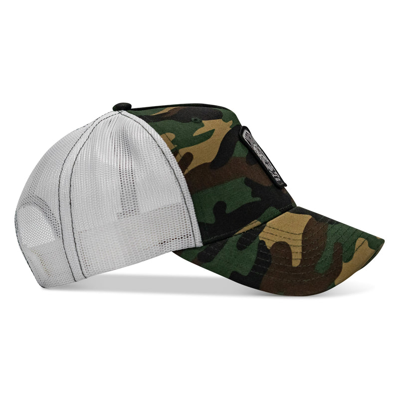 Load image into Gallery viewer, Nobody Is Coming To Save You Skull Patch Snapback Hat
