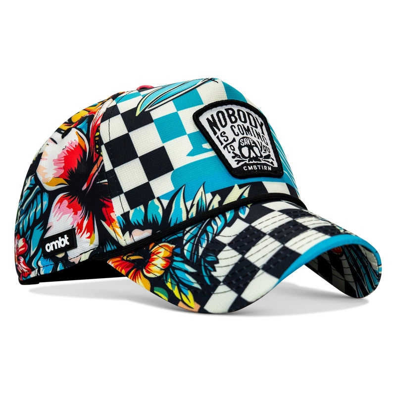 Load image into Gallery viewer, Nobody Is Coming To Save You Skull Patch Waterproof Weekender Snapback