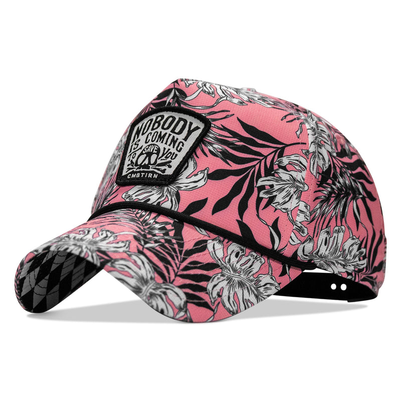 Load image into Gallery viewer, Nobody Is Coming To Save You Skull Patch Waterproof Weekender Snapback
