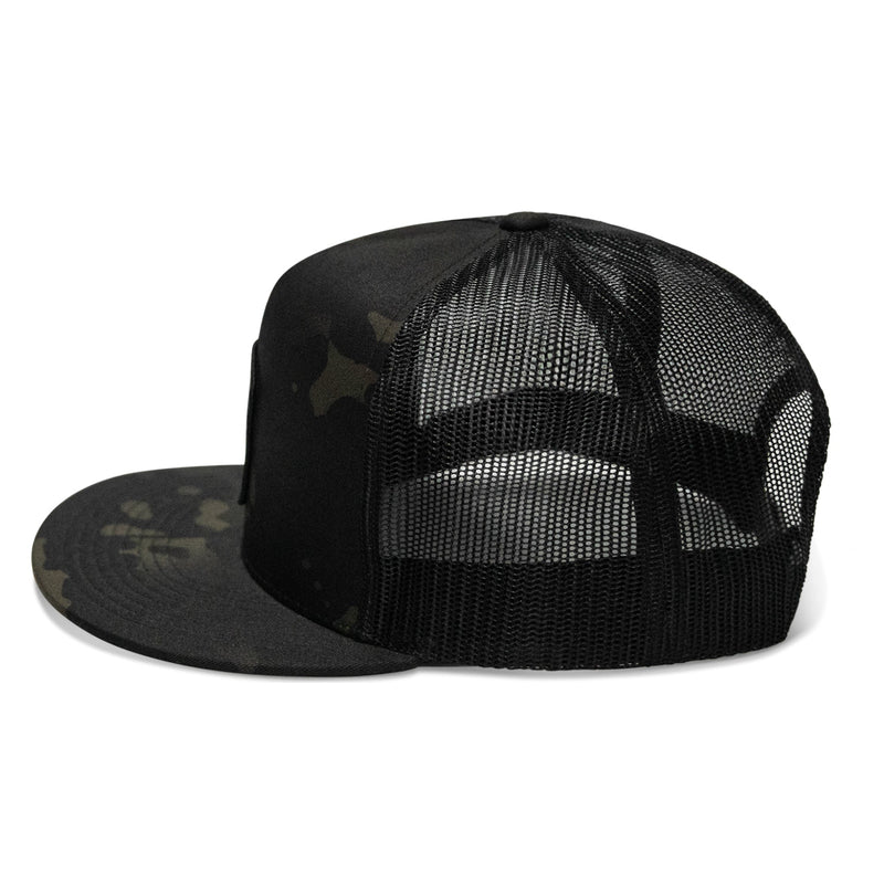 Load image into Gallery viewer, Nobody Is Coming To Save You Skull Patch Flatbill Snapback Hat