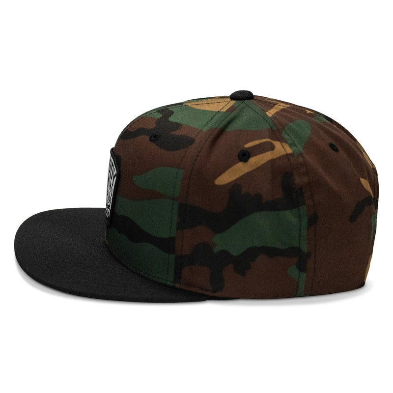 Load image into Gallery viewer, Nobody Is Coming To Save You Skull Patch Flatbill Snapback Hat