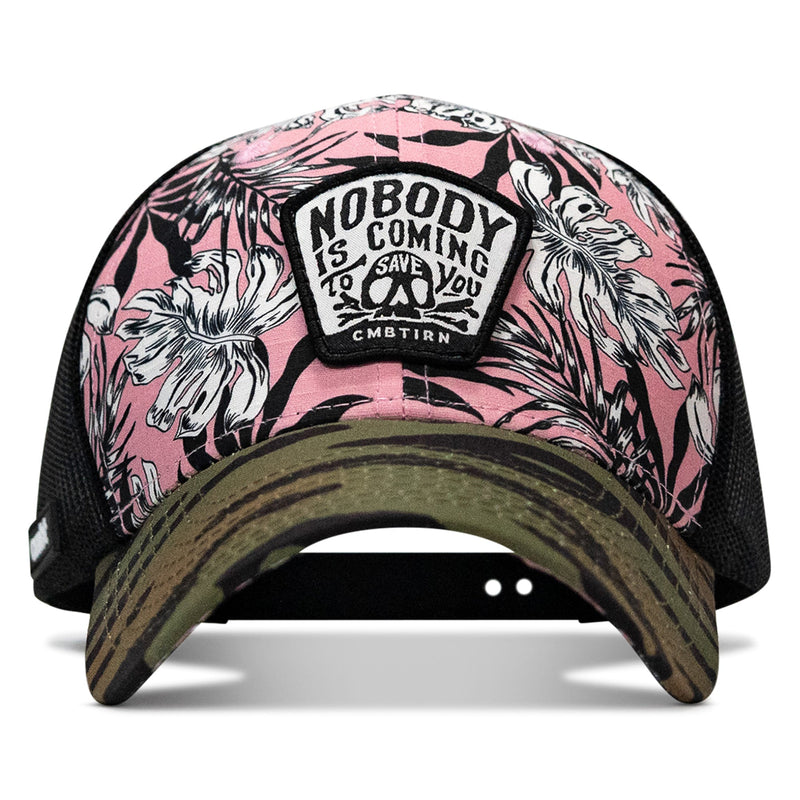 Load image into Gallery viewer, Nobody Is Coming To Save You Skull Patch Original Ripstop Snapback Hat