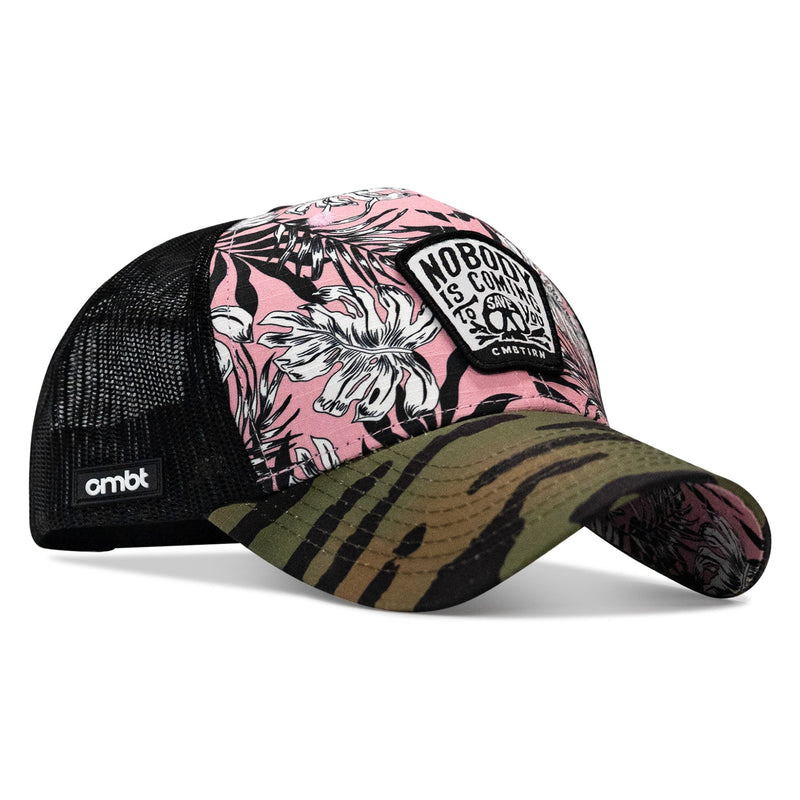 Load image into Gallery viewer, Nobody Is Coming To Save You Skull Patch Original Ripstop Snapback Hat