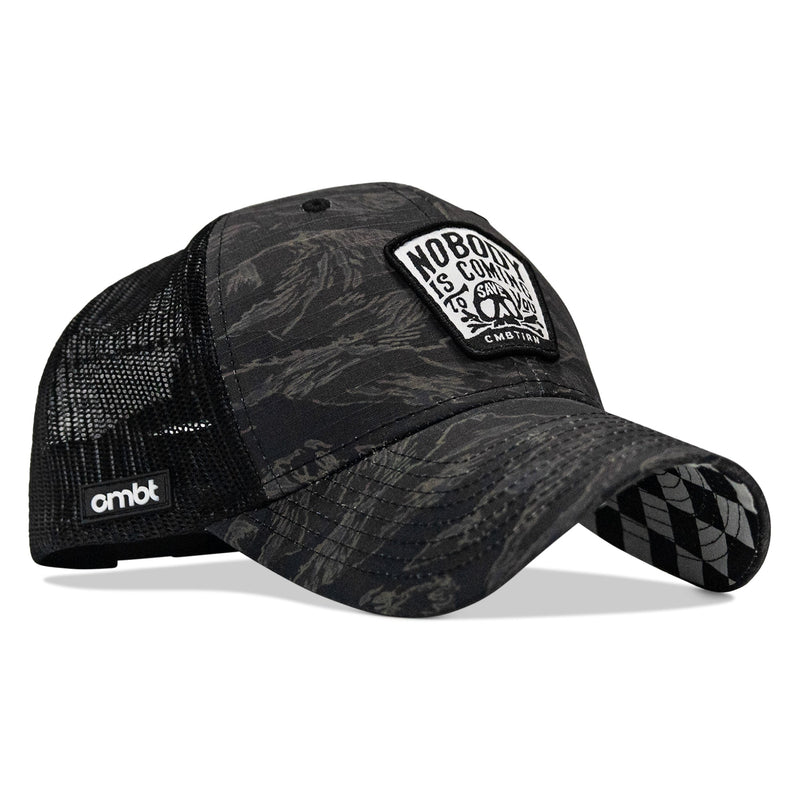Load image into Gallery viewer, Nobody Is Coming To Save You Skull Patch Original Ripstop Snapback Hat