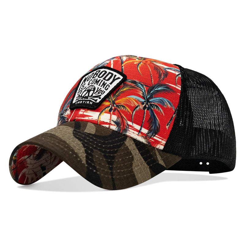 Load image into Gallery viewer, Nobody Is Coming To Save You Skull Patch Original Ripstop Snapback Hat