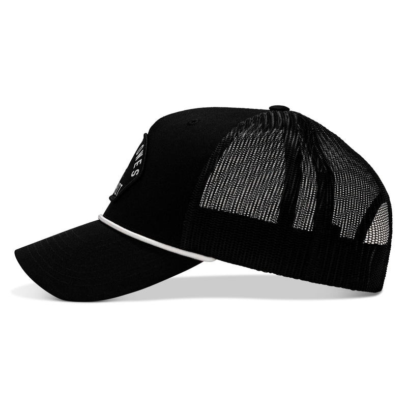 Load image into Gallery viewer, Nobody Owes You Shit Skull Arched Patch Rope Snapback