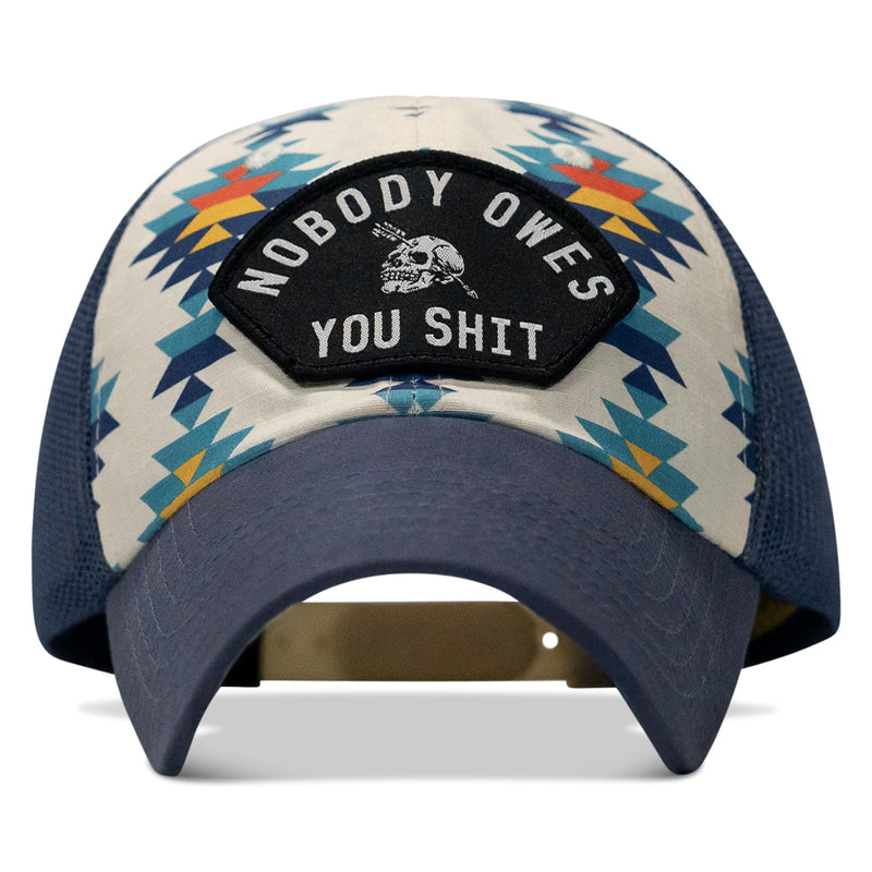 Load image into Gallery viewer, Nobody Owes You Shit Arched Patch Tactical Ripstop Mesh Snapback Hat