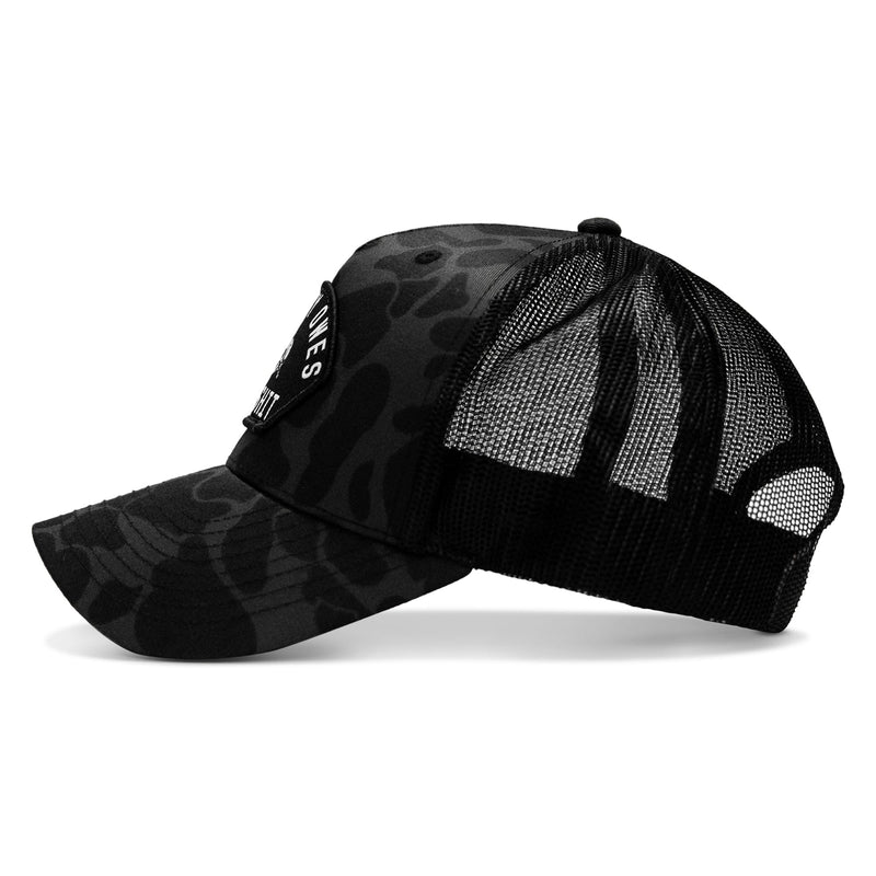 Load image into Gallery viewer, Nobody Owes You Shit Arched Skull Patch Snapback