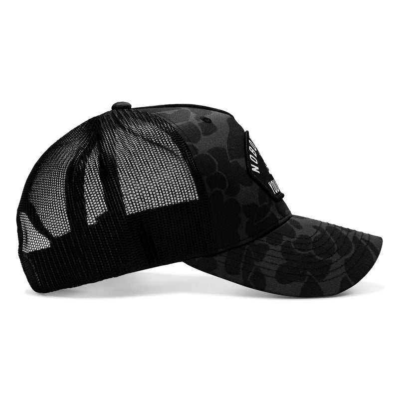 Load image into Gallery viewer, Nobody Owes You Shit Arched Skull Patch Snapback