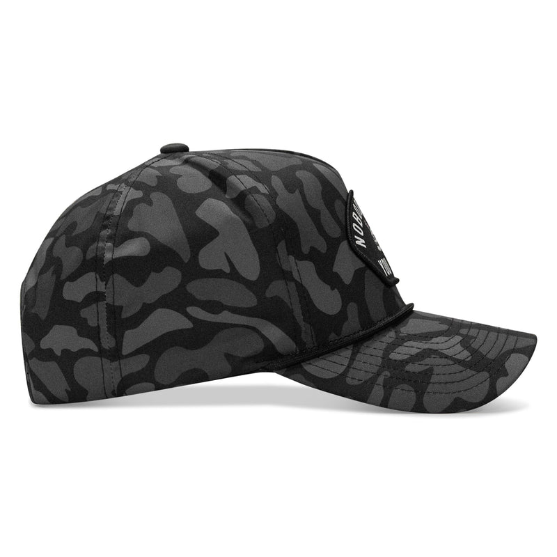 Load image into Gallery viewer, Nobody Owes You Shit Arched Patch 5 Pannel Rope Snapback