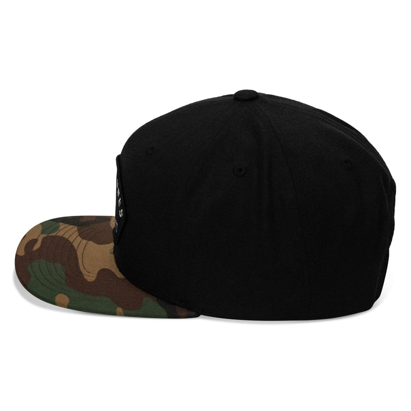 Load image into Gallery viewer, Nobody Owes You Shit Arched Patch Flatbill SnapBack Hat