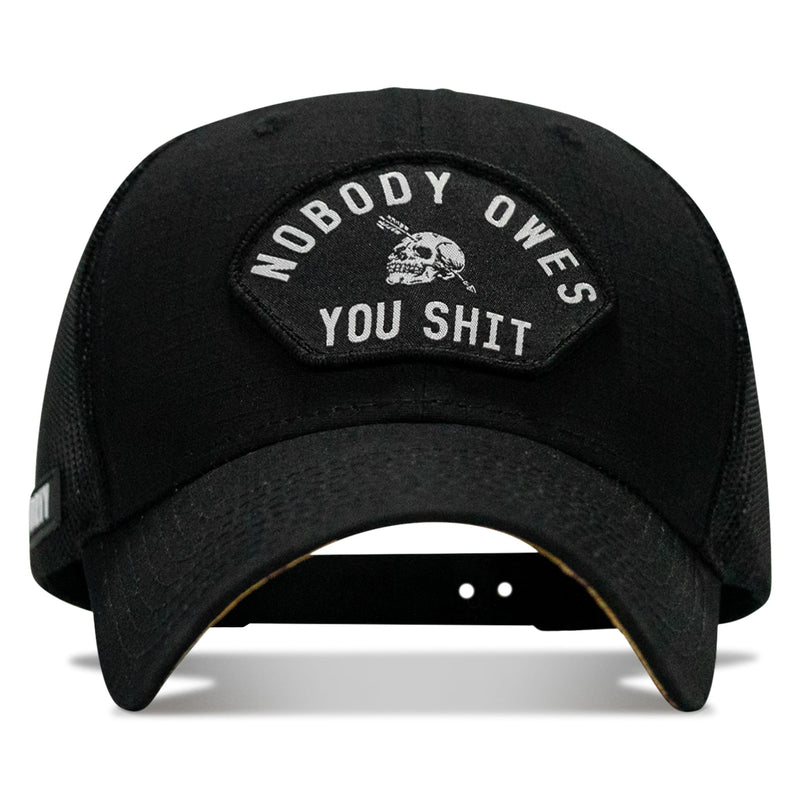 Load image into Gallery viewer, Nobody Owes You Shit Patch Original Ripstop Snapback Hat