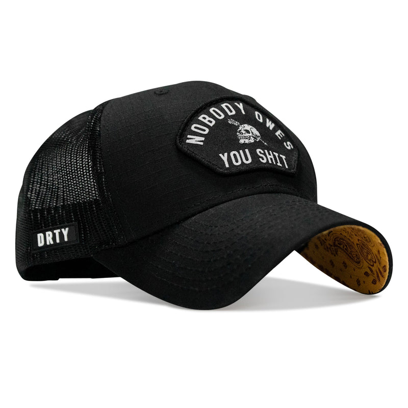 Load image into Gallery viewer, Nobody Owes You Shit Patch Original Ripstop Snapback Hat
