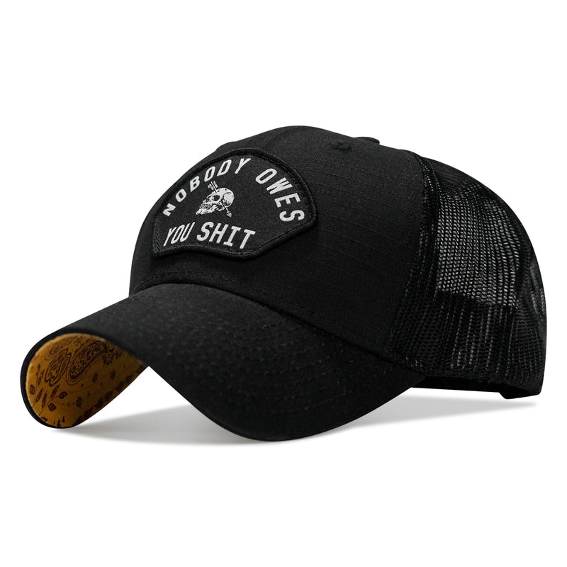 Load image into Gallery viewer, Nobody Owes You Shit Patch Original Ripstop Snapback Hat