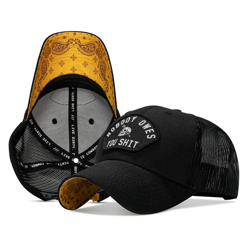 Load image into Gallery viewer, Nobody Owes You Shit Patch Original Ripstop Snapback Hat