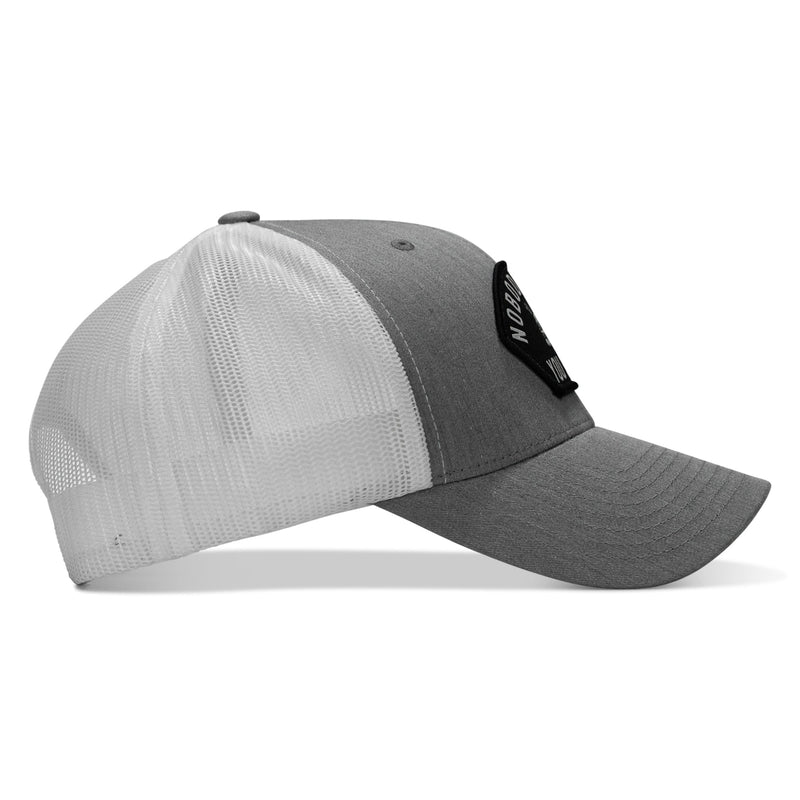 Load image into Gallery viewer, Nobody Owes You Shit Arched Skull Patch Snapback