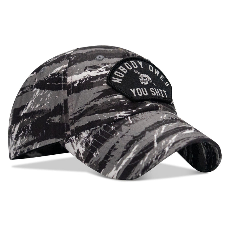 Load image into Gallery viewer, Nobody Owes You Shit Arched Patch Tactical Ripstop Mesh Snapback Hat