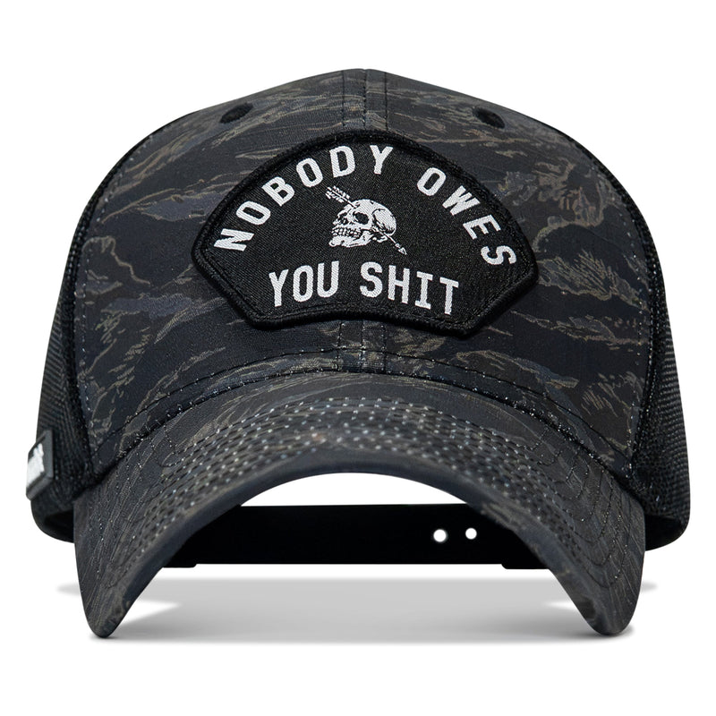 Load image into Gallery viewer, Nobody Owes You Shit Patch Original Ripstop Snapback Hat