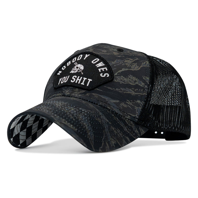 Load image into Gallery viewer, Nobody Owes You Shit Patch Original Ripstop Snapback Hat