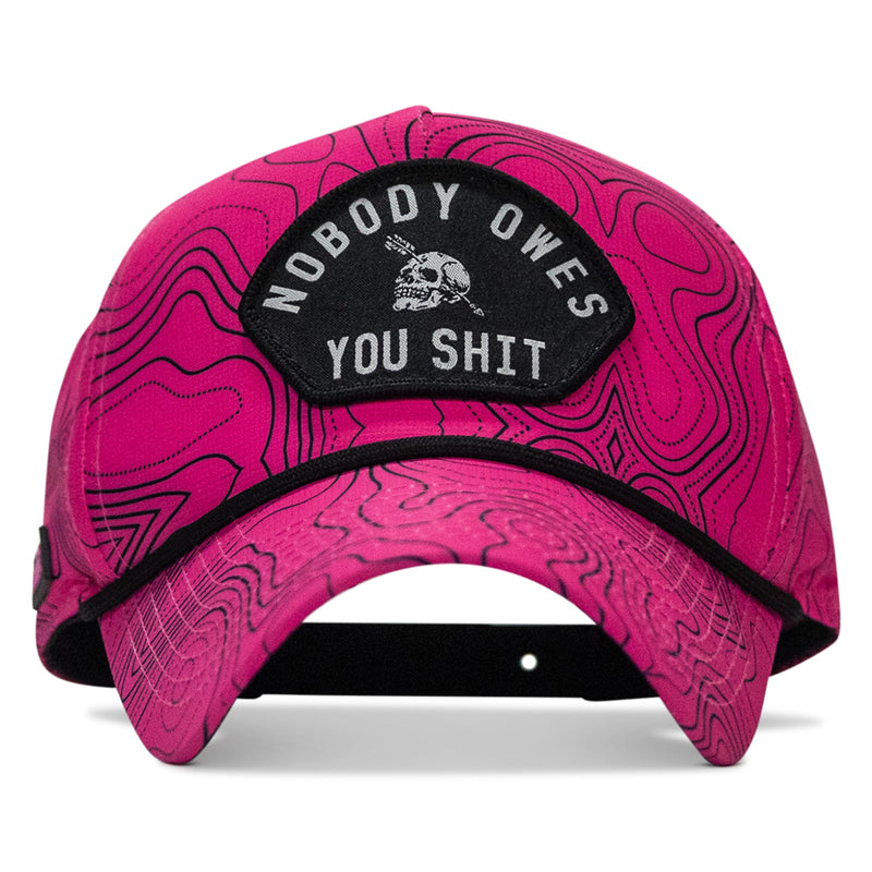 Load image into Gallery viewer, Nobody Owes You Shit Arched Patch Waterproof Weekender Snapback
