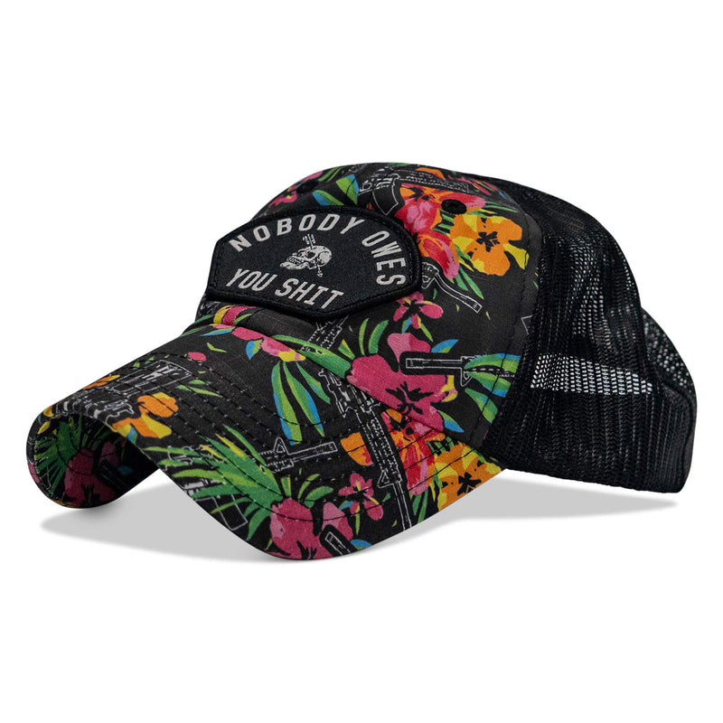 Load image into Gallery viewer, Nobody Owes You Shit Arched Patch Tactical Ripstop Mesh Snapback Hat