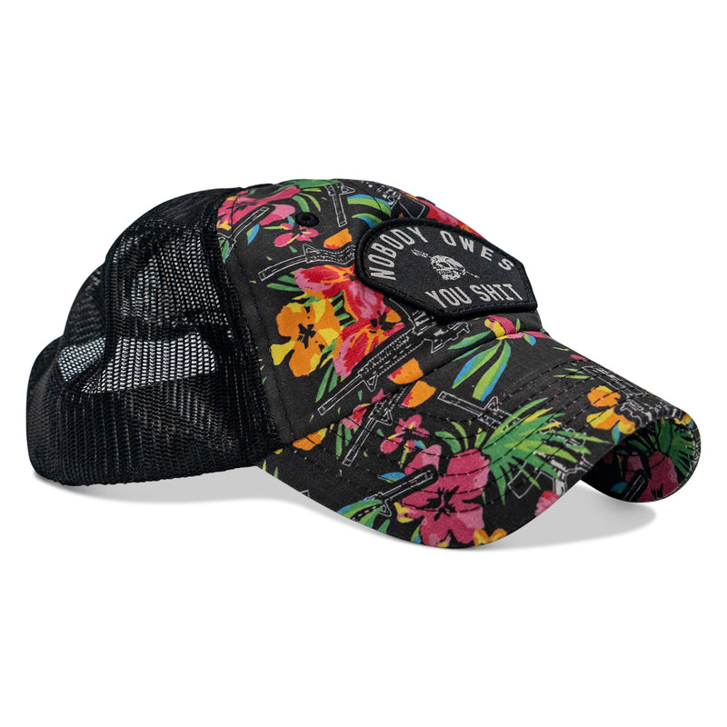 Load image into Gallery viewer, Nobody Owes You Shit Arched Patch Tactical Ripstop Mesh Snapback Hat