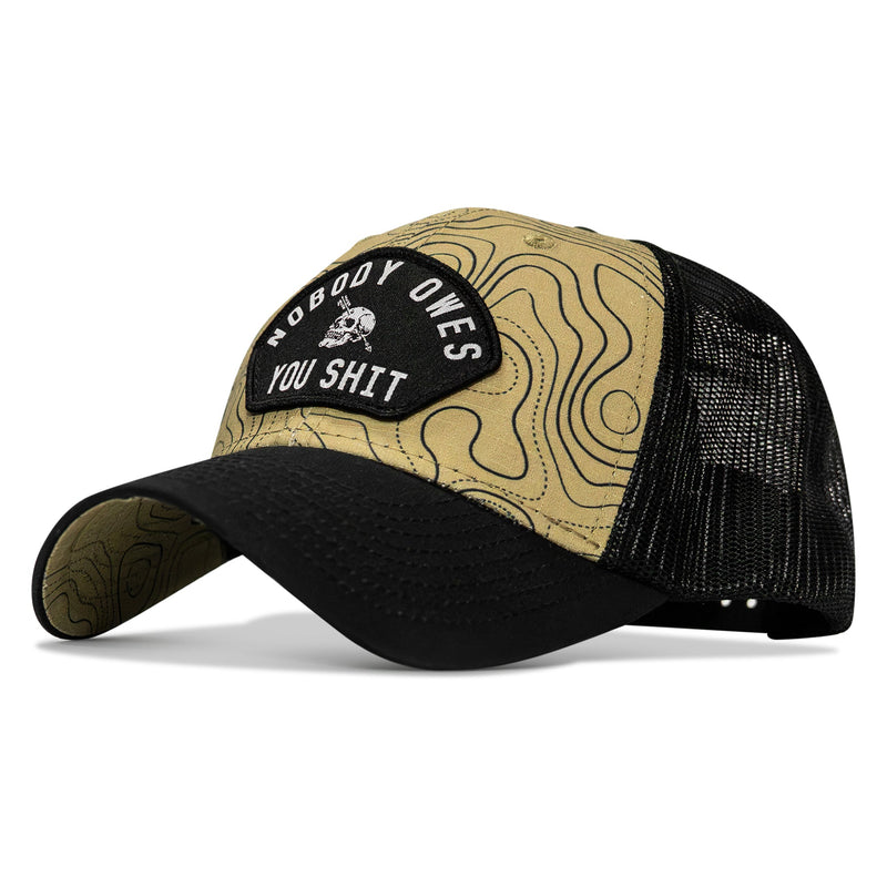 Load image into Gallery viewer, Nobody Owes You Shit Patch Original Ripstop Snapback Hat