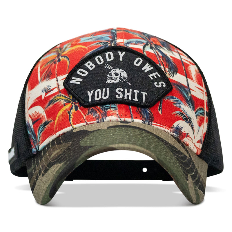 Load image into Gallery viewer, Nobody Owes You Shit Patch Original Ripstop Snapback Hat