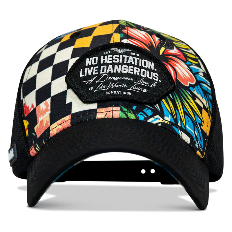 Load image into Gallery viewer, No Hesitation. Live Dangerous Patch Original Ripstop Snapback Hat