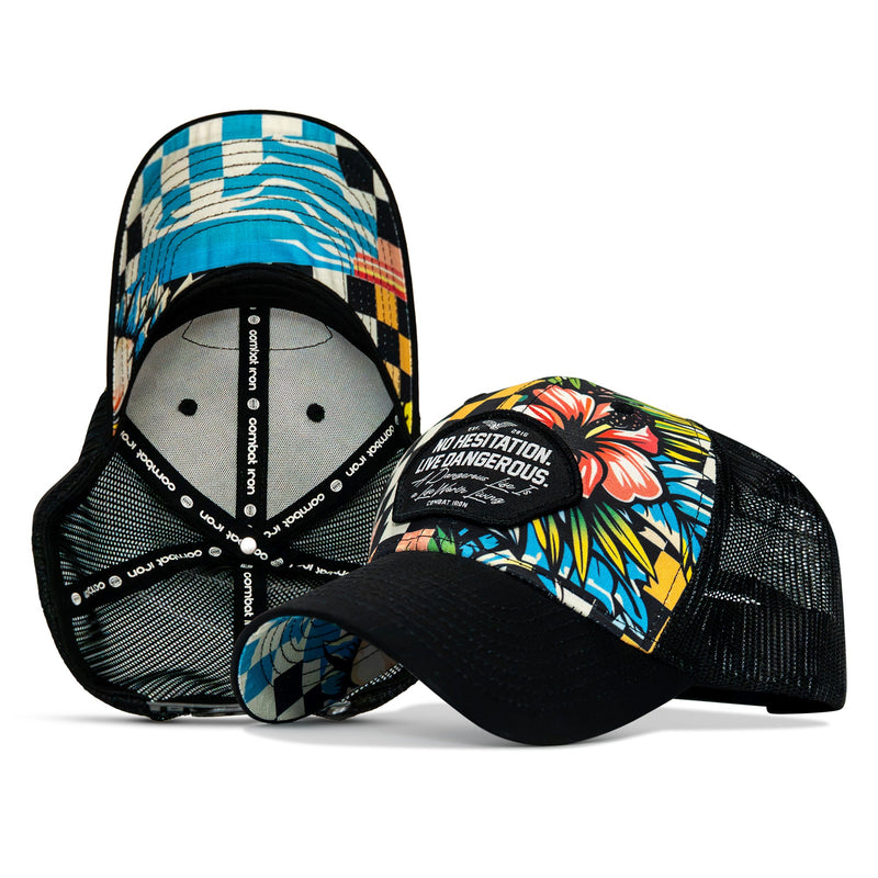 Load image into Gallery viewer, No Hesitation. Live Dangerous Patch Original Ripstop Snapback Hat