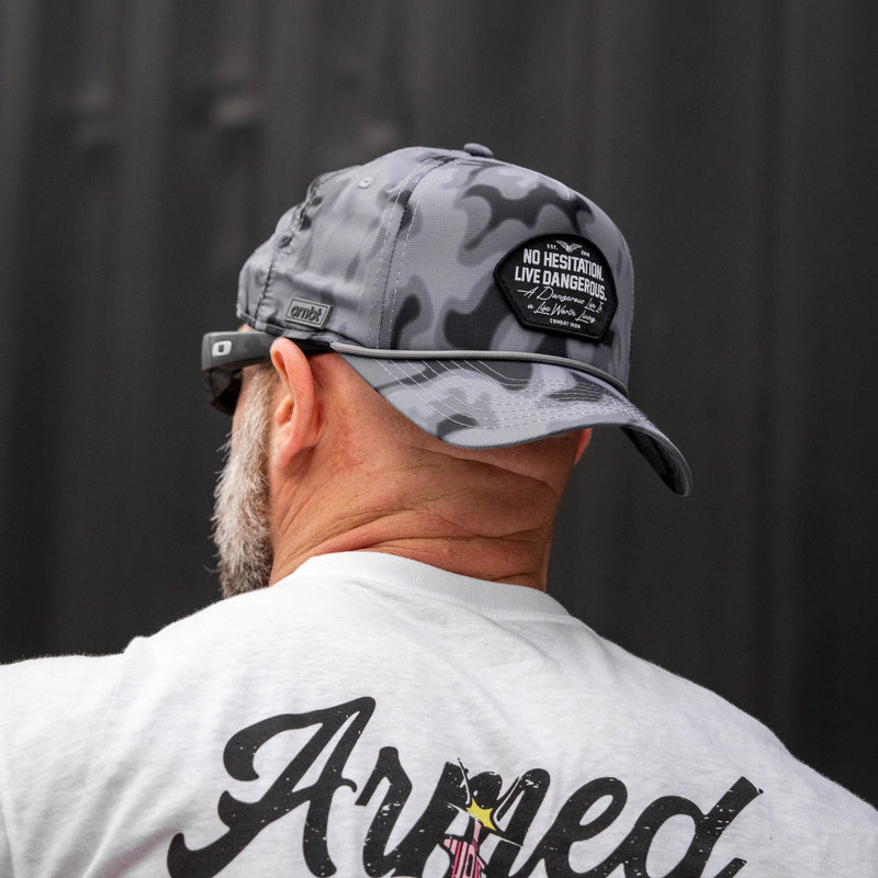 Load image into Gallery viewer, No Hesitation. Live Dangerous Patch Weekender Snapback