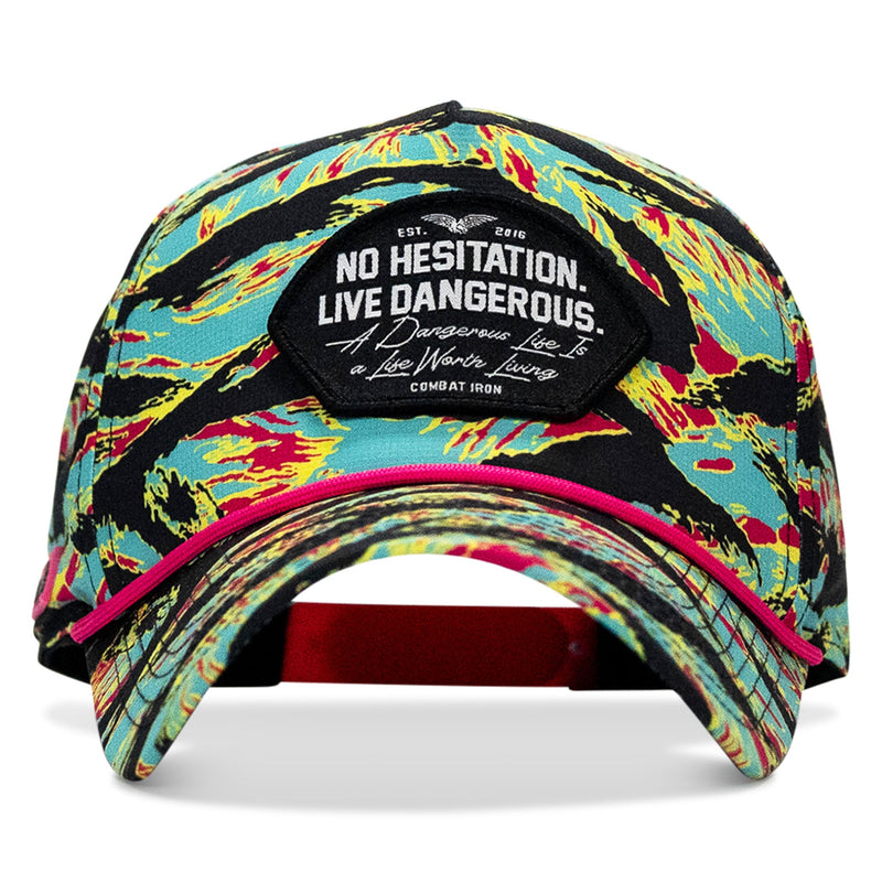 Load image into Gallery viewer, No Hesitation. Live Dangerous Patch Weekender Snapback